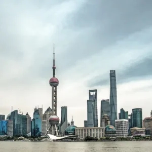 Bến Thượng Hải (The Bund) nhìn sang Phố Đông