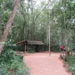 Lối đi trong khu di tích Địa đạo Củ Chi