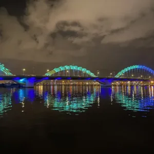 Cầu Rồng và sông Hàn, Đà Nẵng