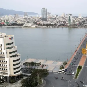 Cầu Rồng và sông Hàn, Đà Nẵng