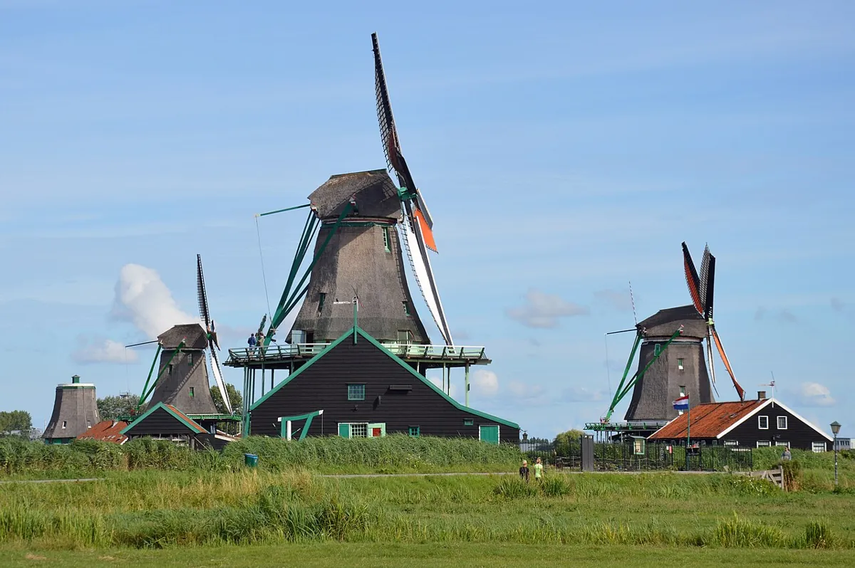 Cối xay gió Zaanse Schans, Hà Lan