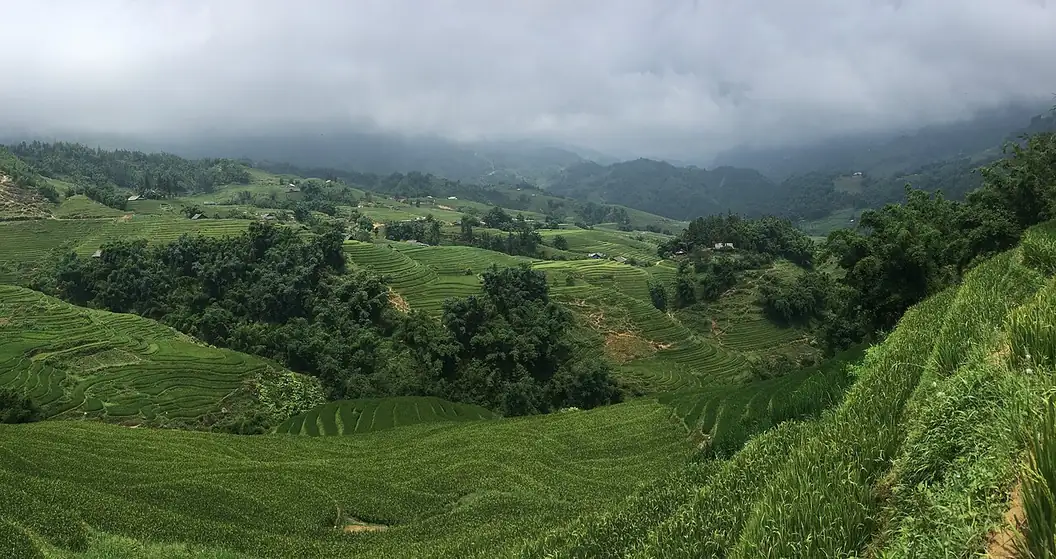 Toàn cảnh thung lũng Lao Chải, Sa Pa