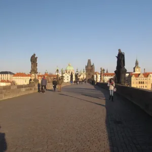 Cầu Charles và sông Vltava, Praha