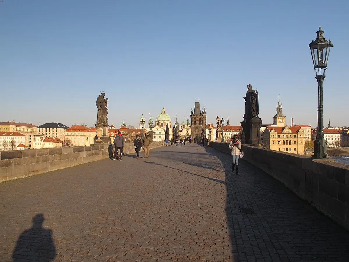 Cầu Charles và sông Vltava, Praha